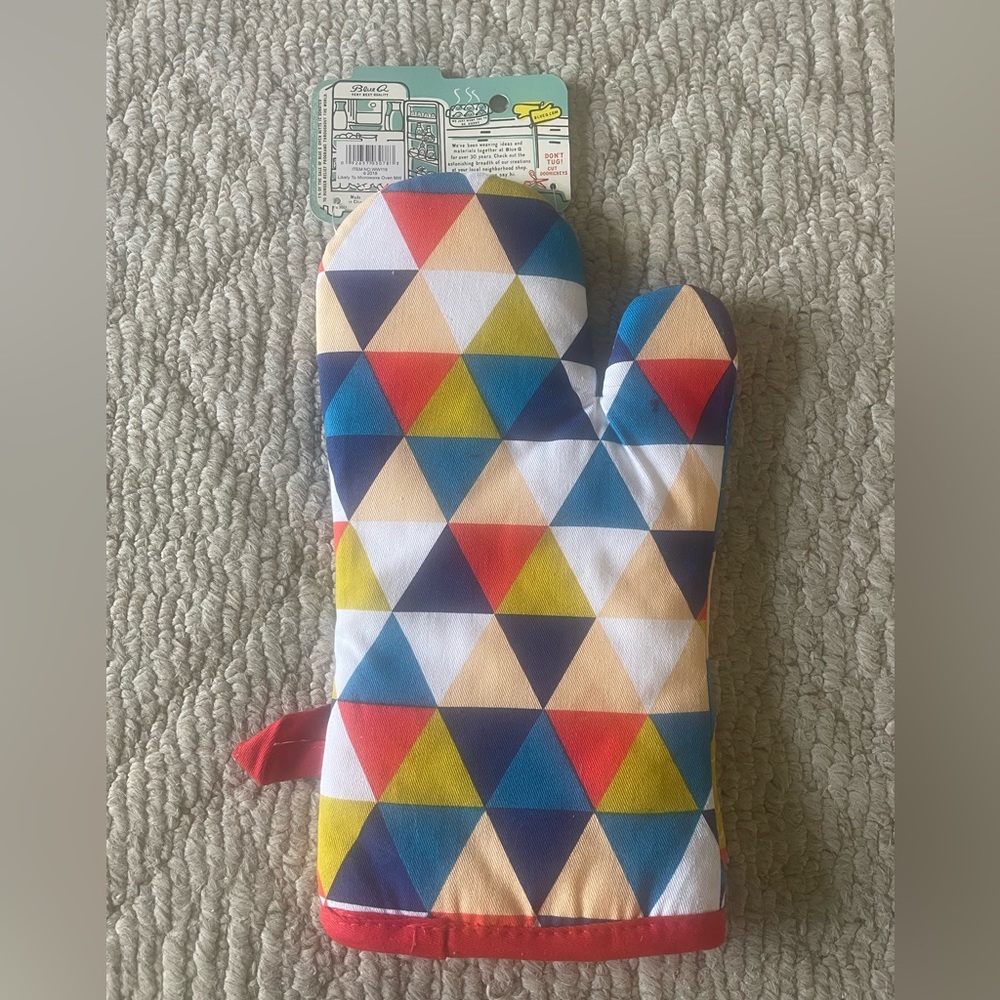 Oven Mitt NWT Blue Q - Picture 2 of 5